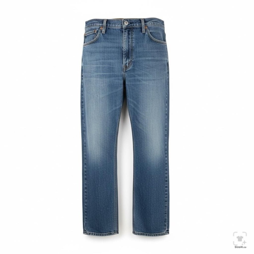 Levis 511 Jeans Mens 38x30 Blue Light Wash Slim Tapered Stretch Denim Zip Fly